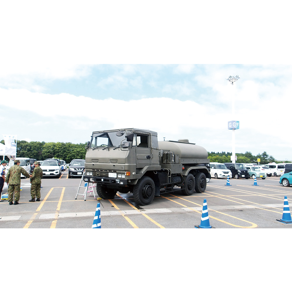 自衛隊の皆さんによる活動PR